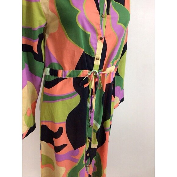 Grace & Mila Floral Retro Maxi Dress Womens Small - Picture 6 of 8